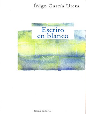 cover image of Escrito en blanco